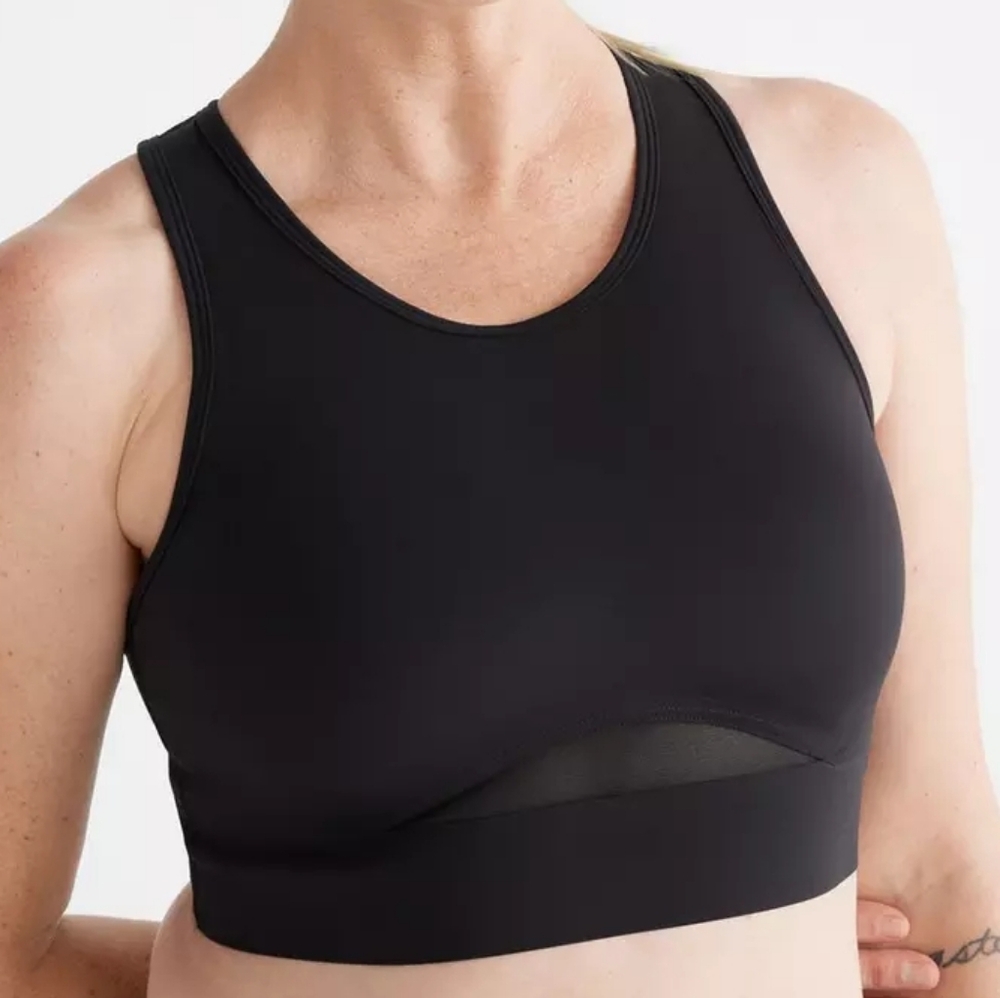 New Knix Raceback Pullover Sports Bra Black XXXXL++